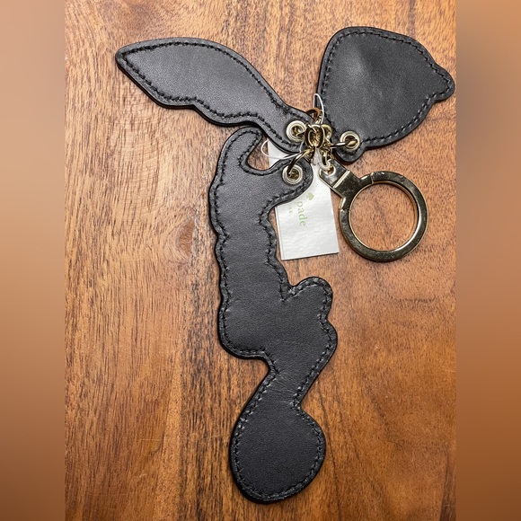 KATE SPADE Bag Charm Sequin Big Kitty Lips MEOW 🐾 - Picture 4 of 6